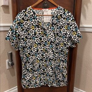 Code Happy Vibrant Scrubs Shirt 2XL
